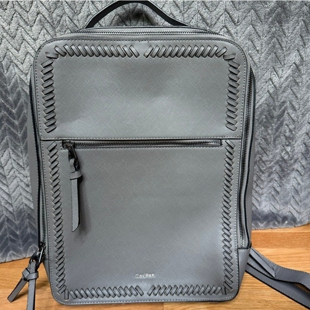 CALPAK Kaya Laptop Backpack in Charcoal Grey